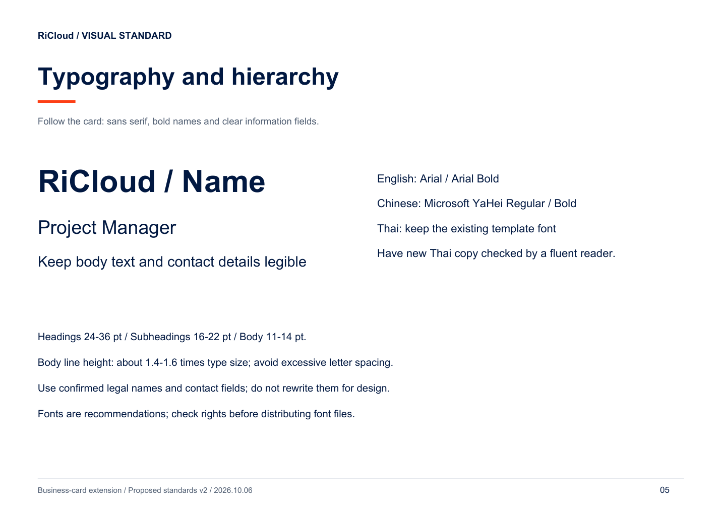 RiCloud brand standards 5
