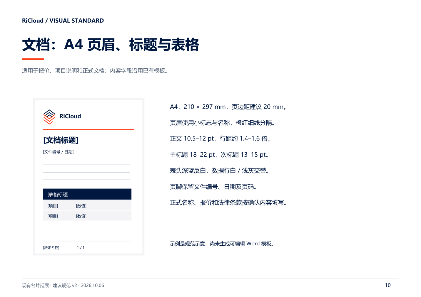 RiCloud brand standards 10